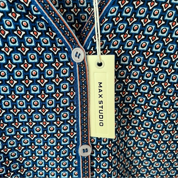 Max Studio-Women’s Blouse Button Down Tie-Bell Sleeve-Size Small-NWT - Picture 6 of 12